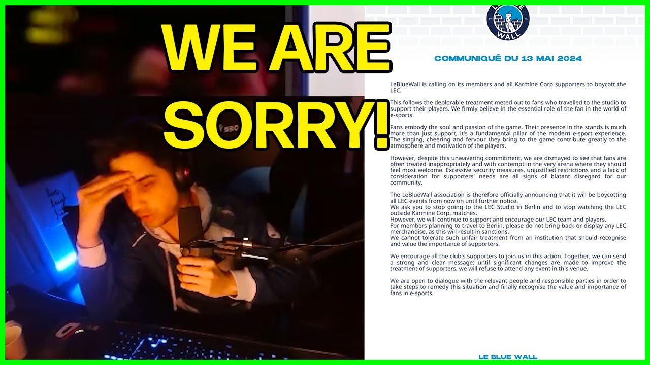 IWD Apologises To KC Fans On Behalf Of The LOL Community