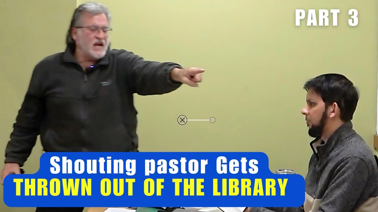 Part 3 of 3 - Pastor throws the Bibles – gets thrown out of the library