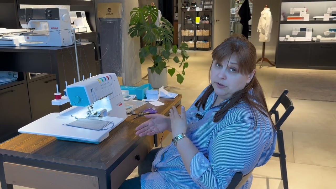 Проверяем коверлок Bernette b68 maker в работе! Тестируем строчки, обзор, часть 2.