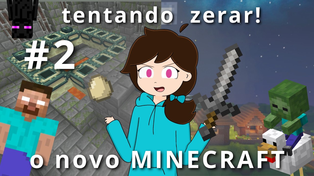 SERÁ QUE AGORA VAI?? Tentando zerar MINECRAFT (e papeando mais com vocês rs)