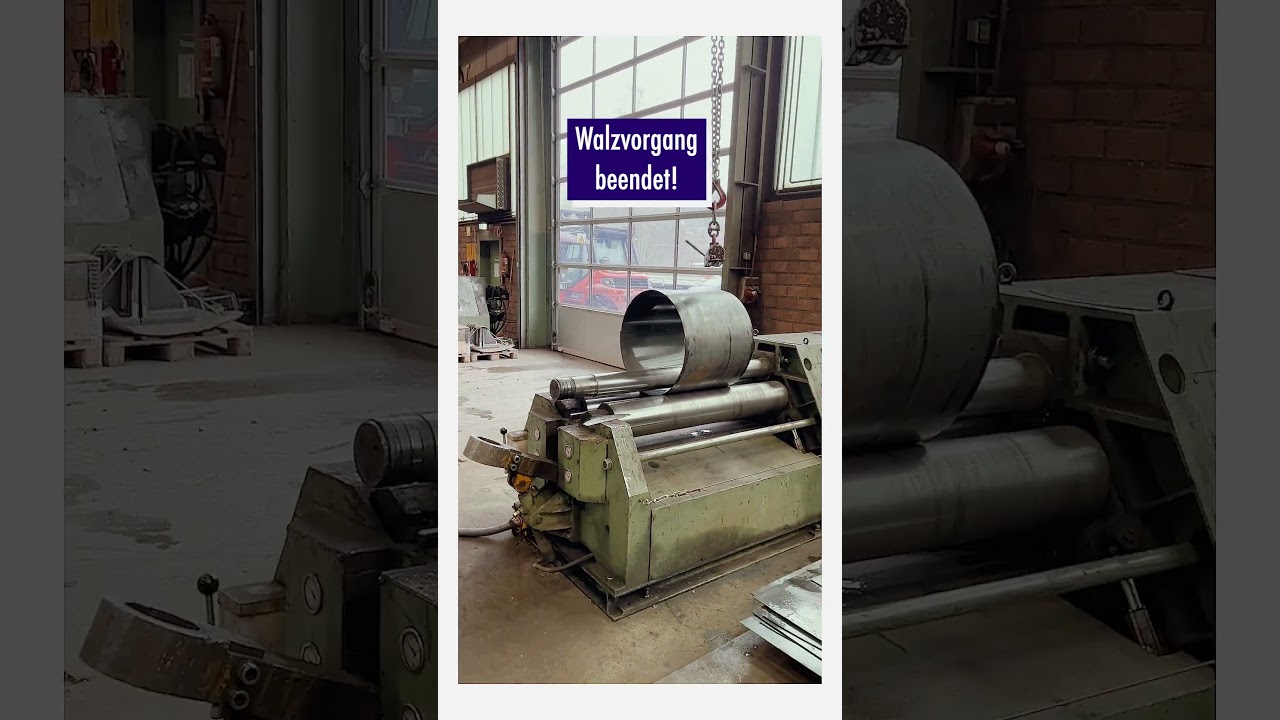 WALZEN IM ZEITRAFFER  So schnell kann&rsquo;s gehen! 😊 #Walzen #Zeitraffer #Herstellung #Industrie