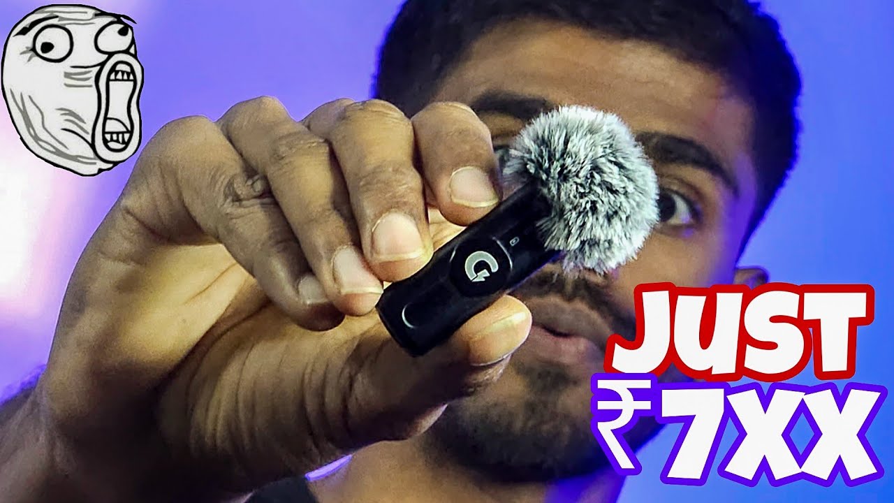 Best Budget wireless Mic under ₹7XX | best Noise cancellation mic best for youtube 