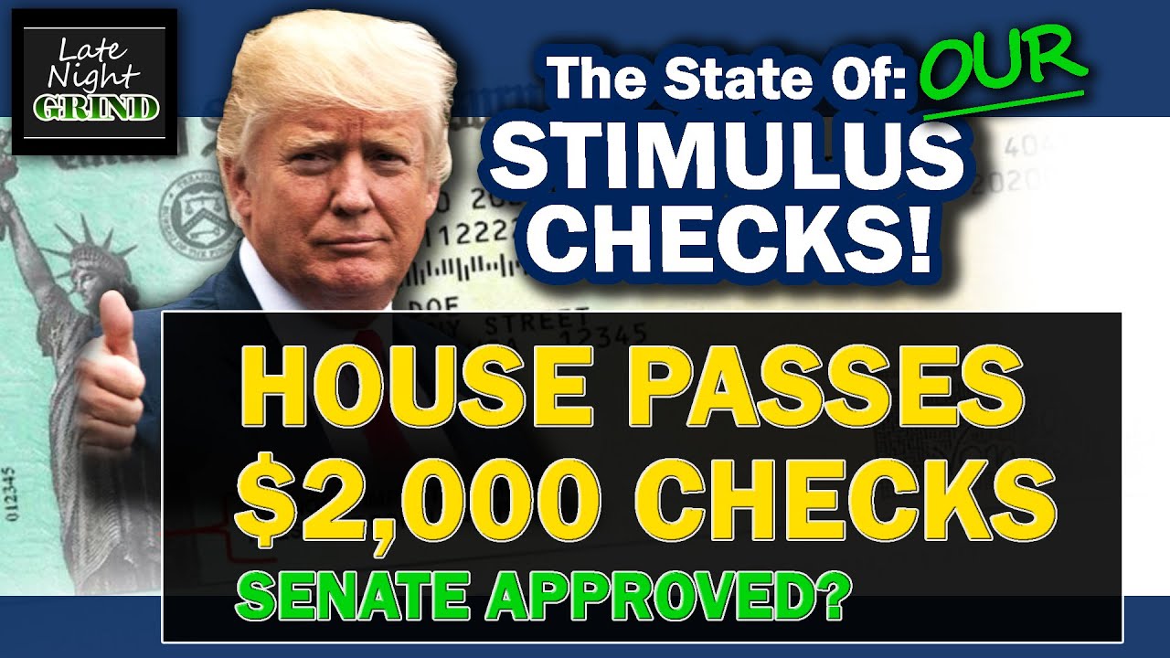 $2,000 STIMULUS CHECK UPDATE! CASH ACT In Peril as House Approves, Senate...? Republicans split?