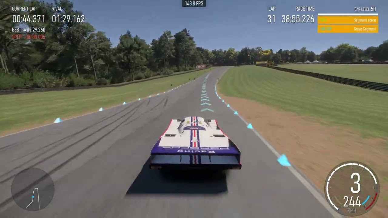 Forza Motorsport Virginia International Raceway 1:29,148 [#1 R CLASS WORLD RECORD]