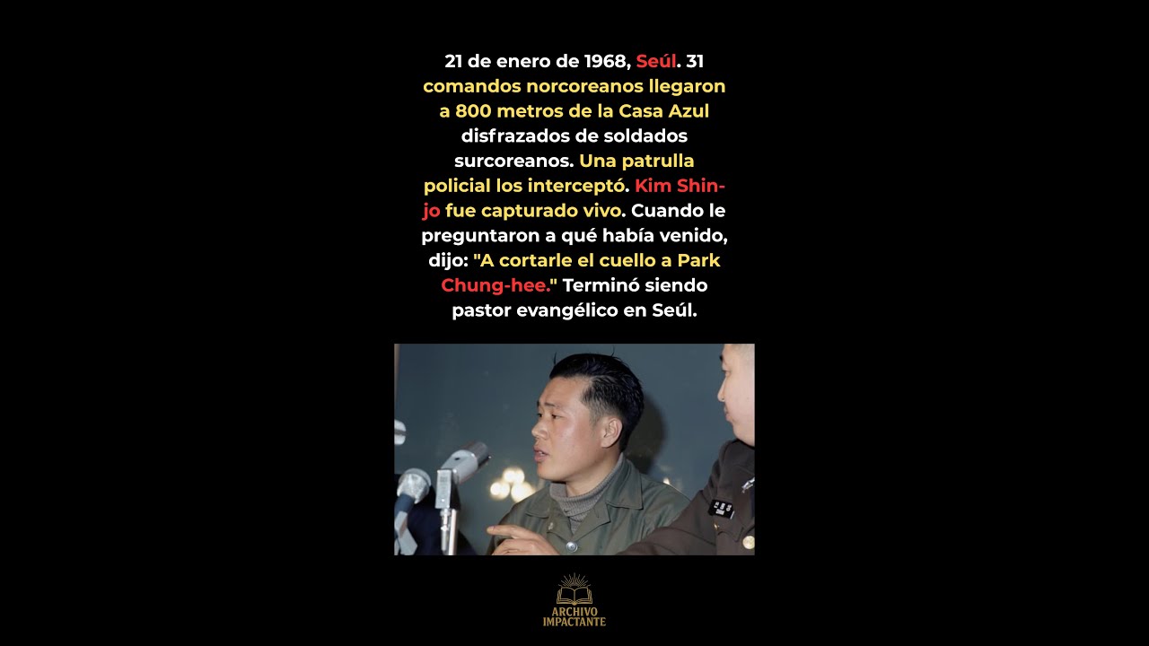 31 comandos entrenaron 2 a&ntilde;os para degollar al presidente de Corea del Sur &mdash; y fallaron 🔪