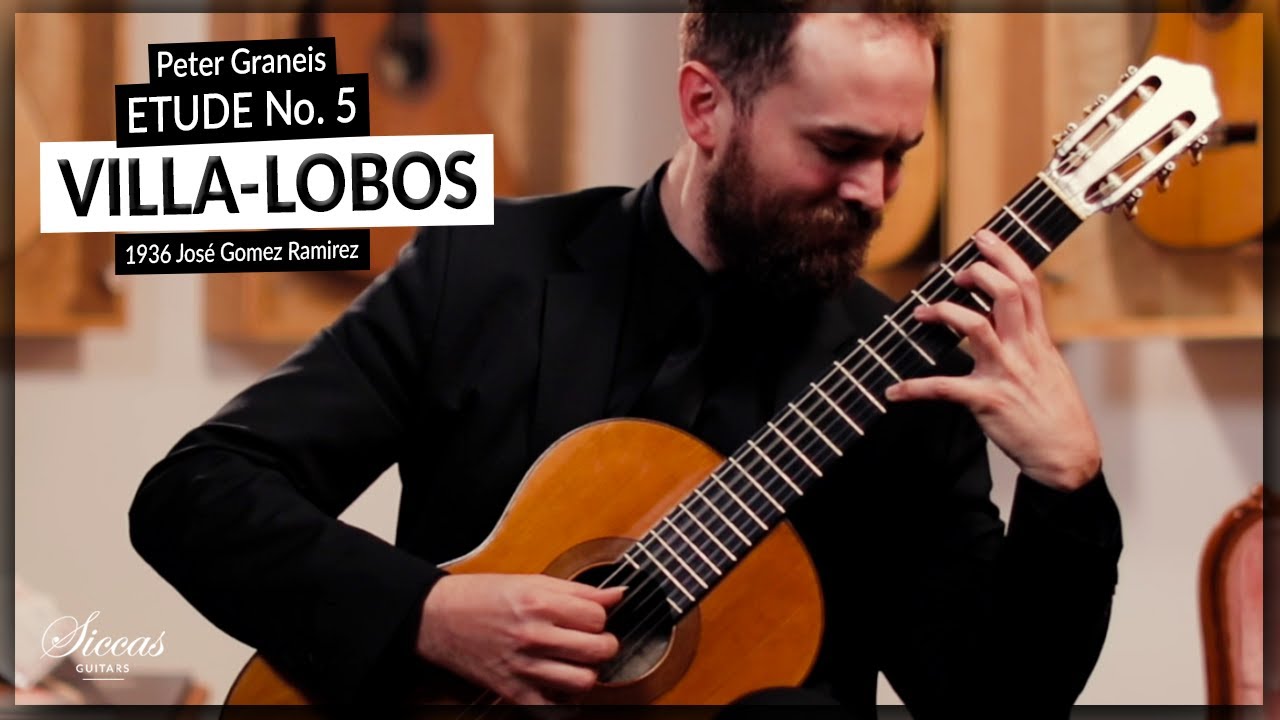 Peter Graneis plays Etude 5 by Heitor Villa-Lobos on a 1936 Gomez Ramirez | Siccas Guitars