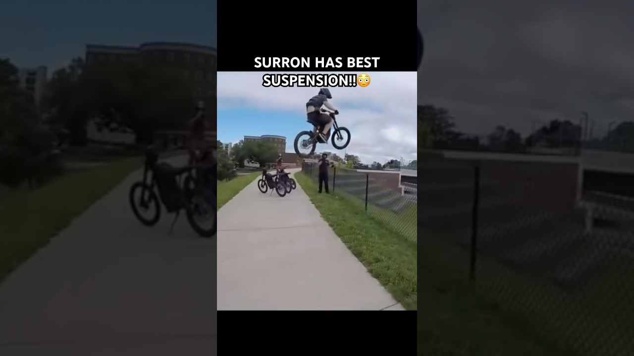 SURRON HAS BEST SUSPENSION!!😧 #surron #lightbee #ebike #eride #emoto #talaria #eridepross