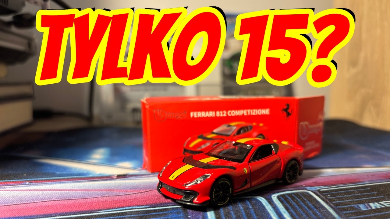 Bburago to zrobiło! Taki model za 15zł? - recenzja Bburago Ferrari 812