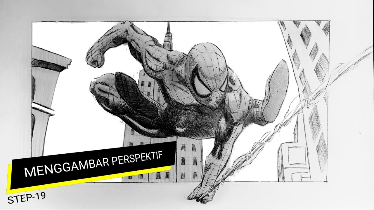 MENGGAMBAR PERSPEKTIF ITU TERNYATA GAMPANG❗️BEGINI CARANYA‼️