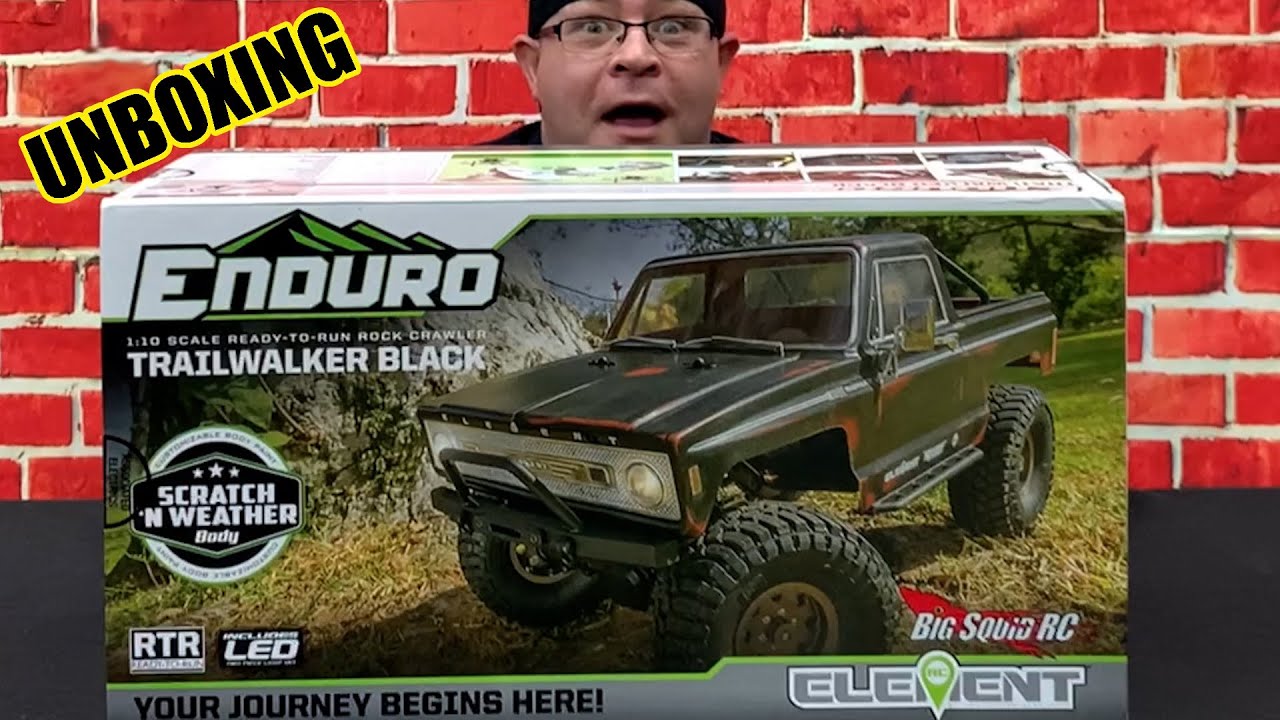 Element RC Trailwalker Black Scratch N Weather