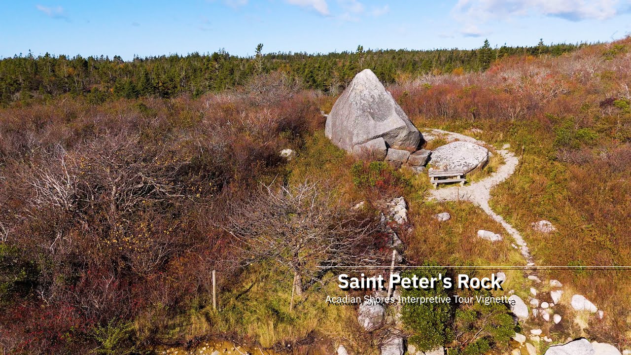 Saint Peter's Rock - Vignette - Acadian Shores Interpretive Tour
