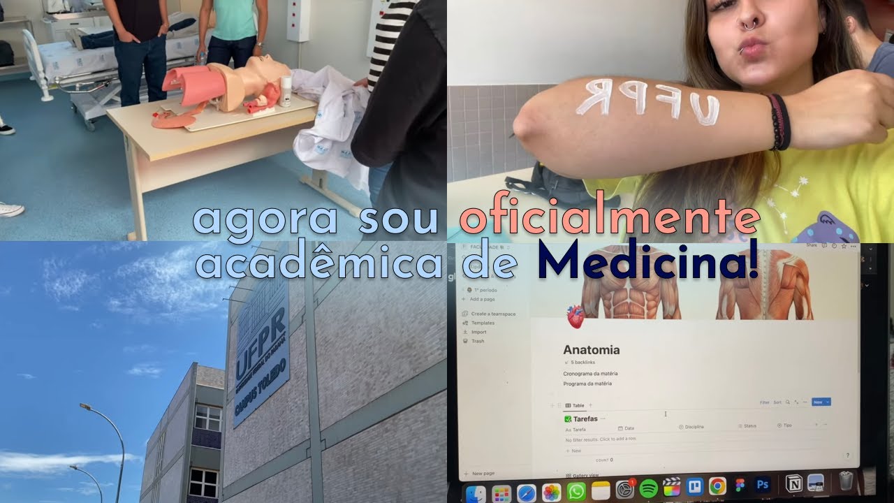 MEUS 3 PRIMEIROS DIAS FAZENDO MEDICINA NA UFPR | + tour completo pela facul
