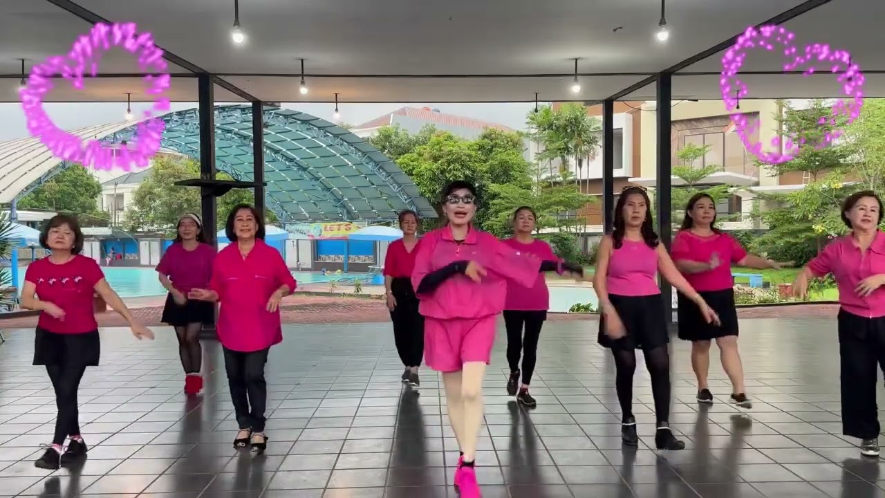 PALING ROMANTIS Line Dance-Choreo By Sawina (INA)-March 2024.Absolute Beginner.