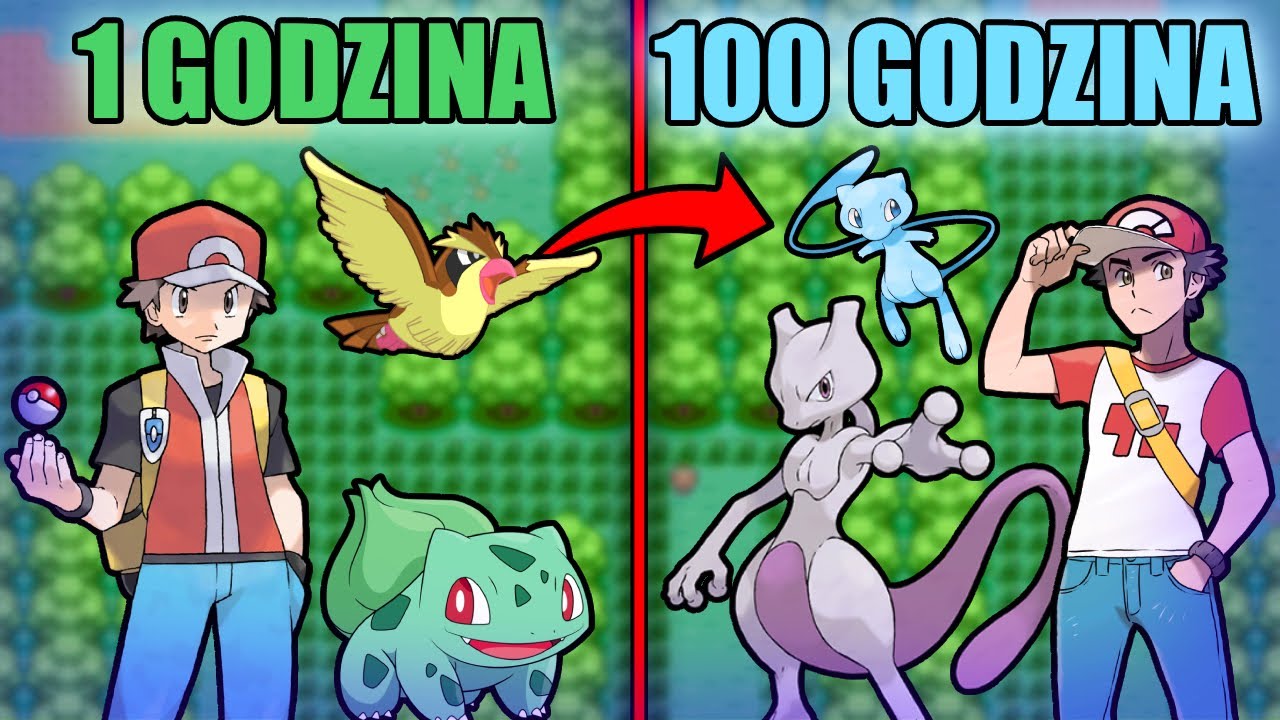 Spędziłem 100 GODZIN w Pokemon Fire Red!!