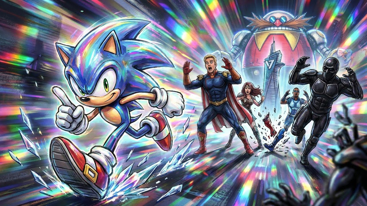 What if Archie Sonic the hedgehog Entered the boy's universe part 1