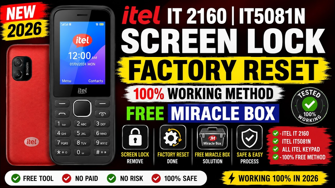 Сброс пароля Itel it2160, все ошибки порта itel 5081|2160, исправление и сброс блокировки безопас...