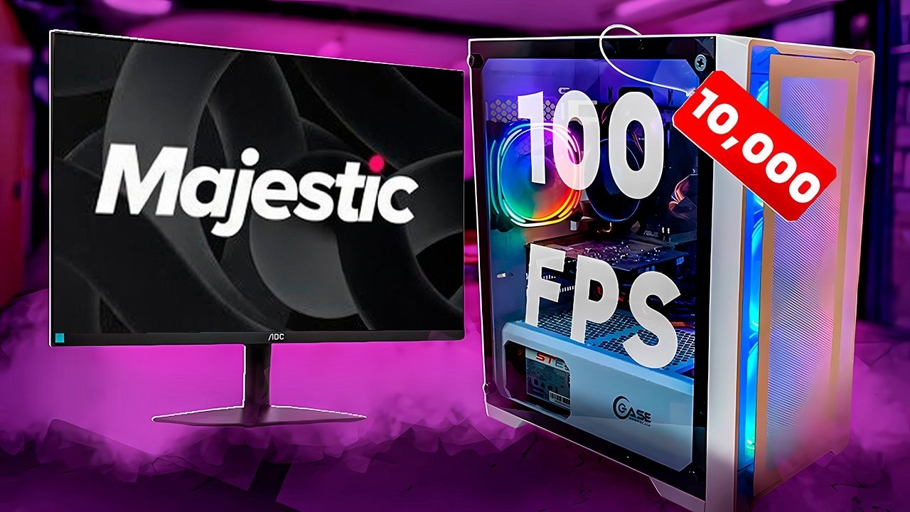 КОМП за 10.000₽ ВЫДАЛ 100fps на Majestic RP!