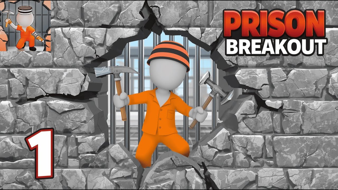 Prison Breakout - Gameplay Walkthrough Part 1 - First Escape Attempt (Android/iOS)