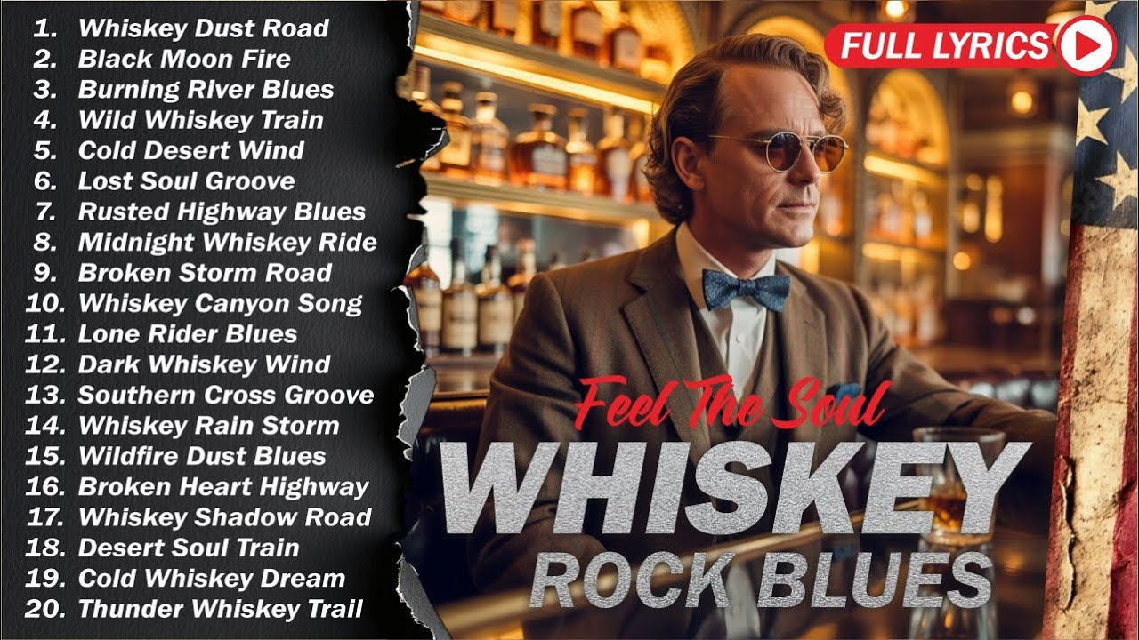 Whiskey Blues Music - THE BEST OF WHISKEY BLUES - Best Blues Songs Of All Time Relaxing Blues #rock