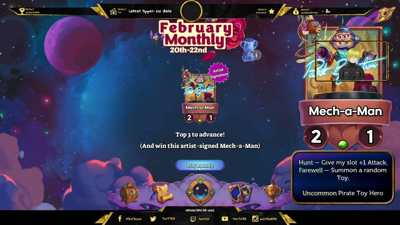 Day 1 February Tournament 5 Rounds