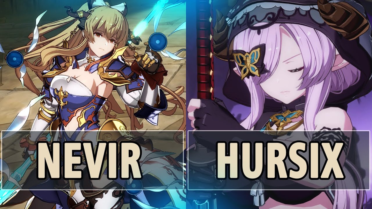GBVSR: NEVIR (Vira) Vs Hursix (Narmaya B.Butterfly) | High Level Gameplay.