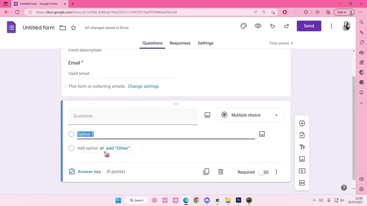 How To Create Online Test Using Google Forms