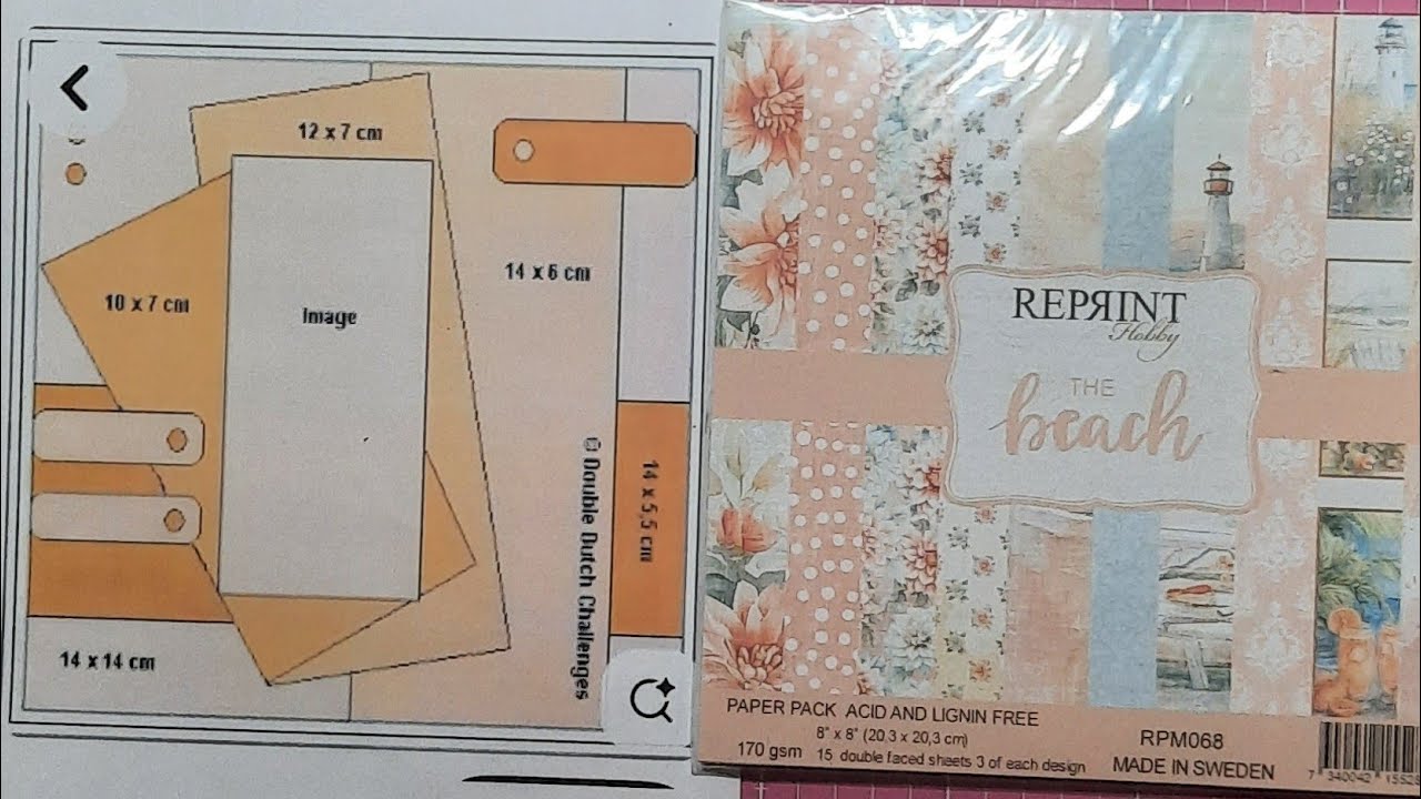 Défi Carte Sketch avec Scrap Sweet