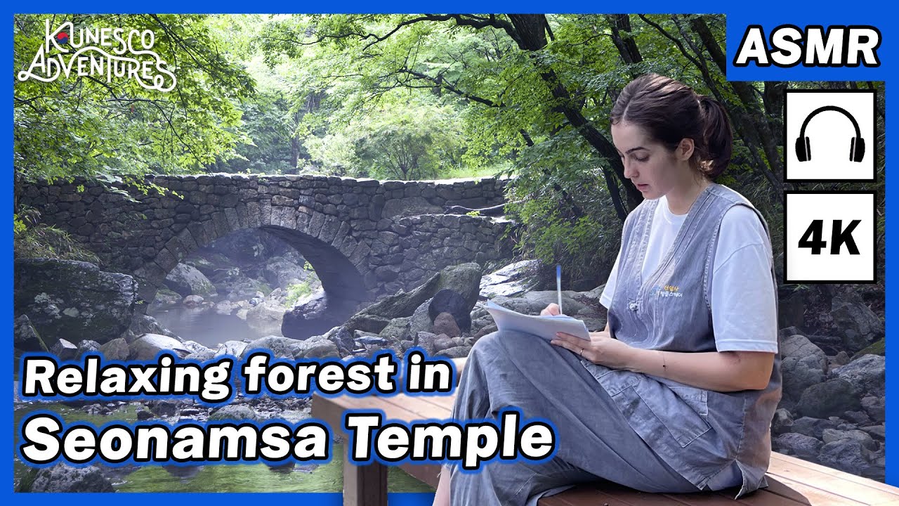 [K-UNESCO Adventures 2022] Unwind in the Forest of Seonamsa Temple | 4K ASMR