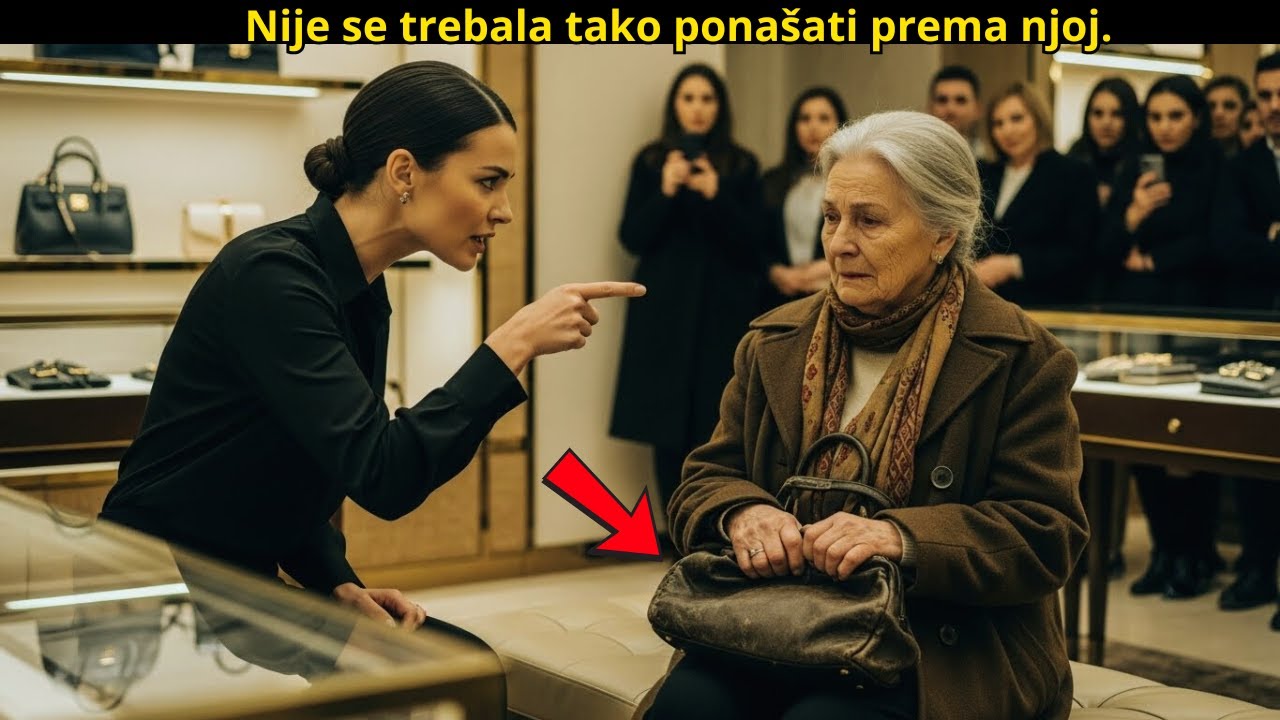 Starica ponižena u luksuznoj trgovini — ali ona je bila vlasnica brenda
