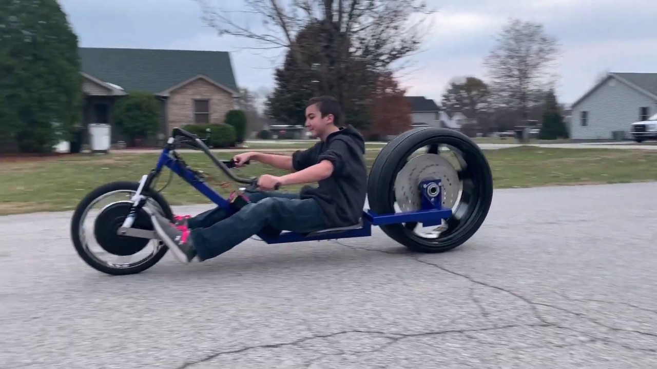 DIY Custom Electric Chopper. 18650's and golden motor Hub motor 52V 18AH