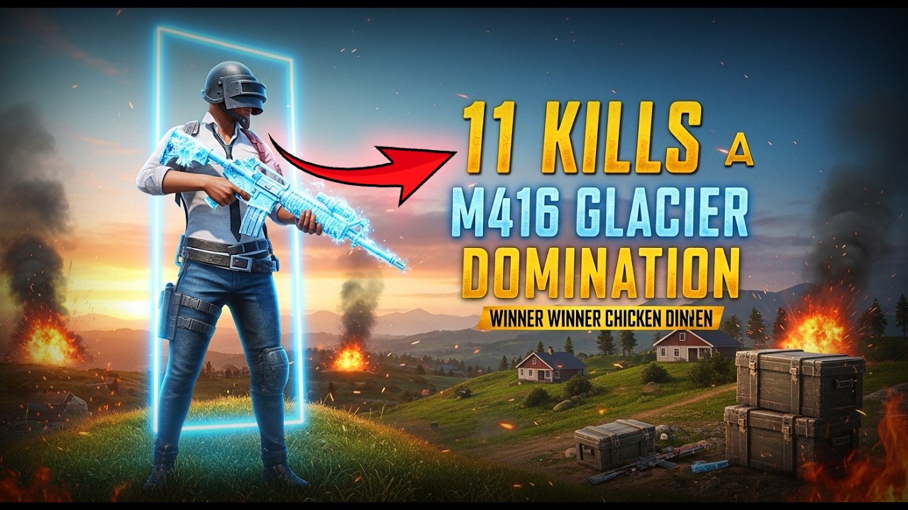 Want 11 Kills in Livik? Try M416 Glacier Now #pubgmobile #livik #m416glacier