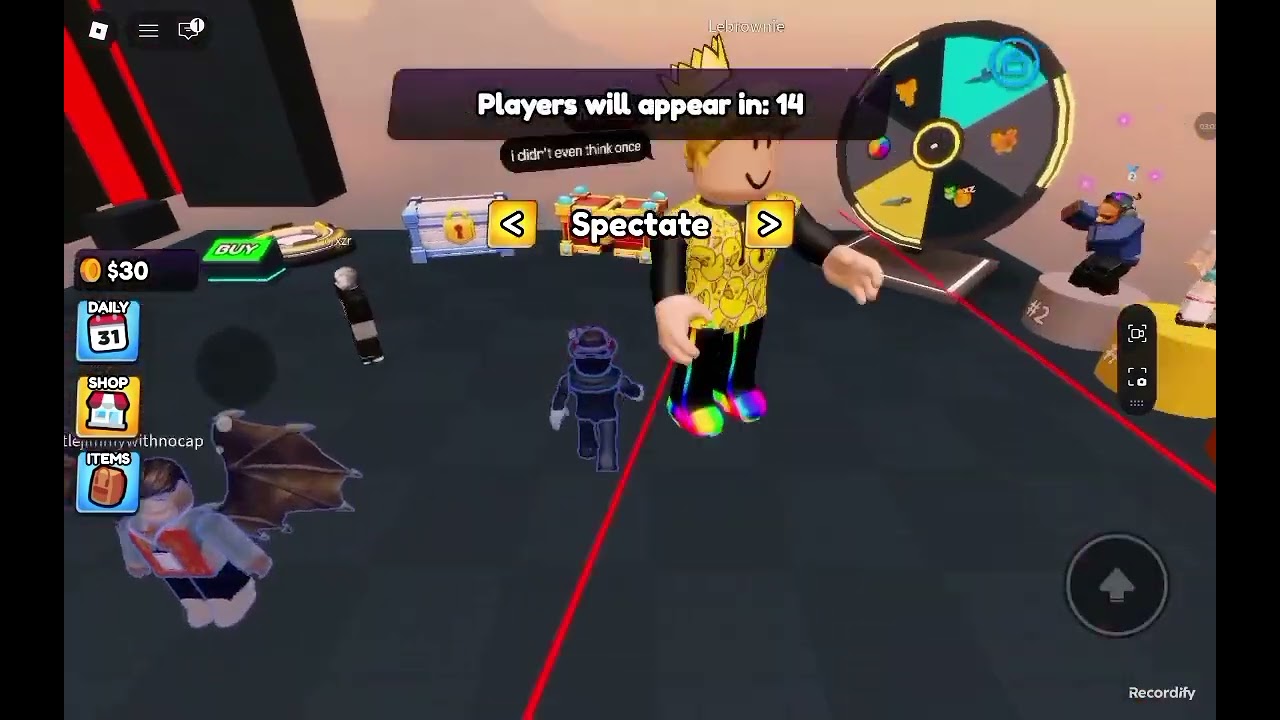 Blind shot footage