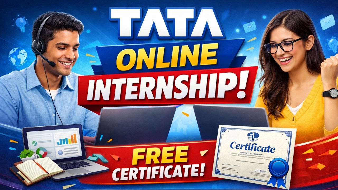 Tata Announced Internships | Online Internship | Open for all 🔥