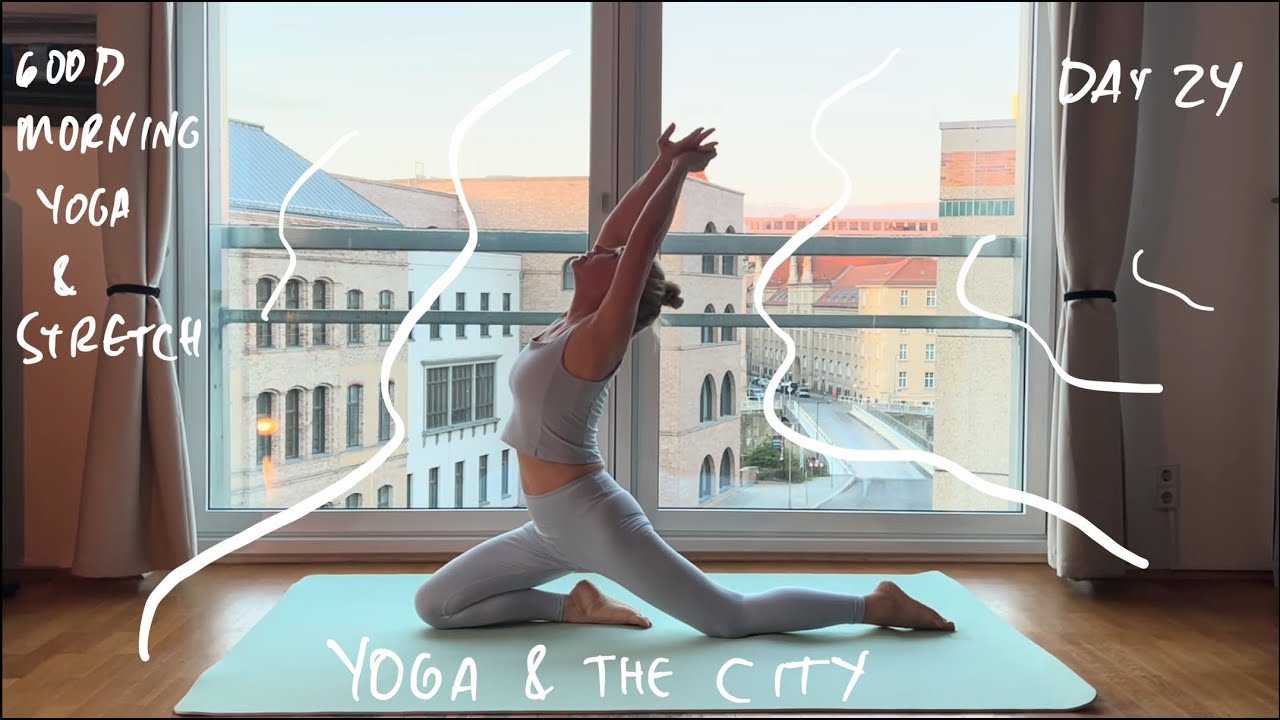 Day 24 Morning Yoga and Stretching for a successful day ☀️ #yogacity  #homeyoga