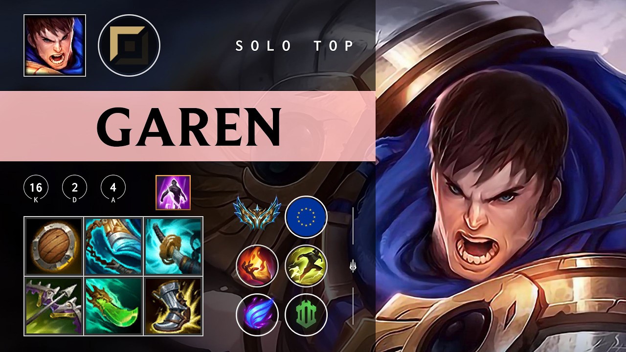 Garen Top vs Elise - EUW Challenger Patch 26.04