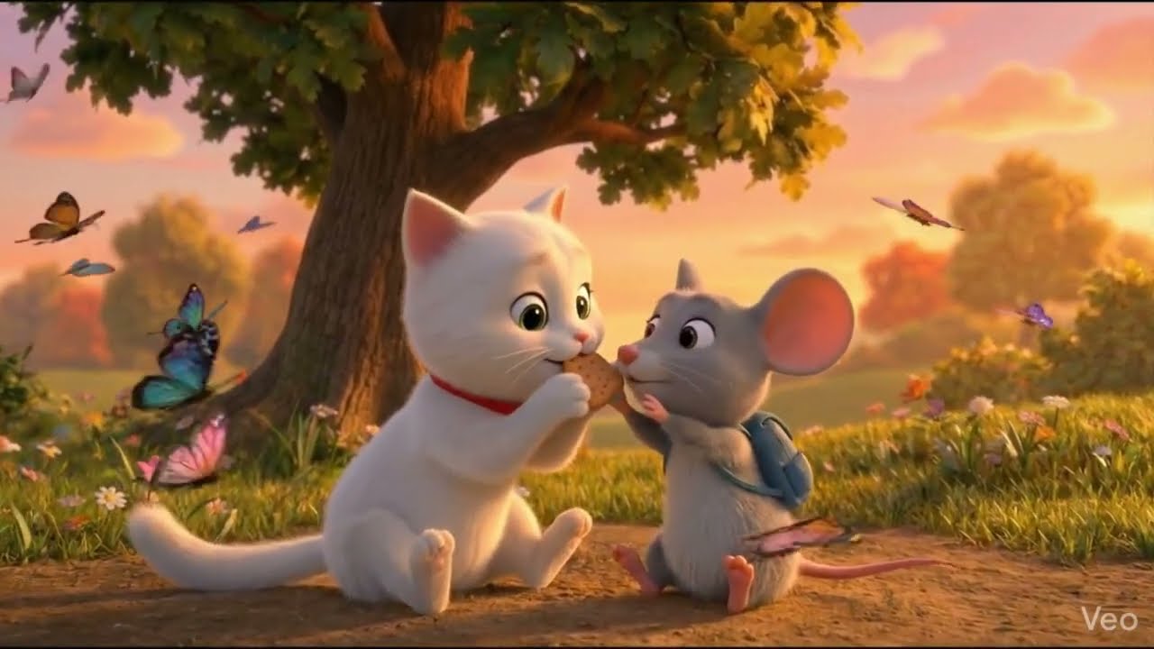 👉 Chuha 🐭 vs Billi 🐱 Funny Chase Story | Cute Kids Animation | #kidooo #hindirhymes #chuha #billi