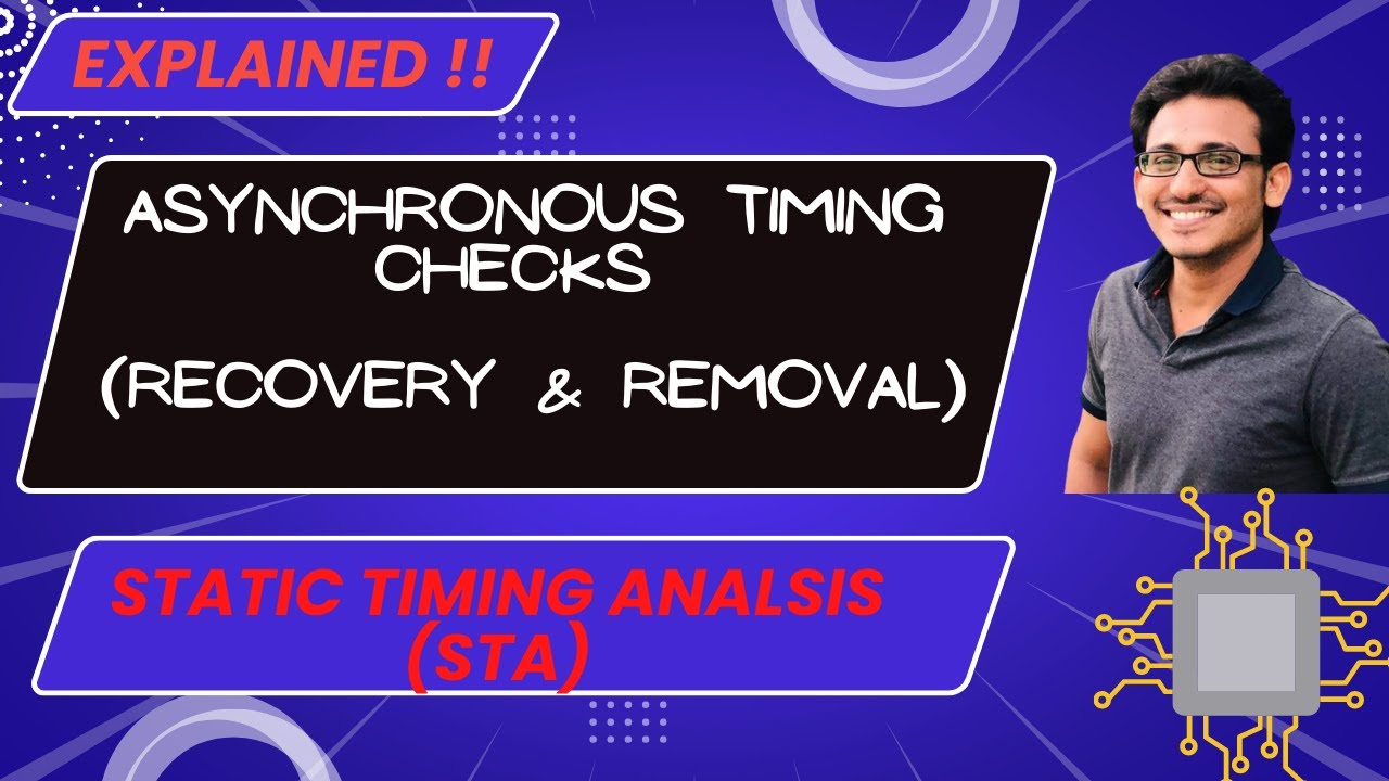 Chapter#15 | Asynchronous Timing Checks | Recovery | Removal | Static Timing Analysis (STA) ✍️