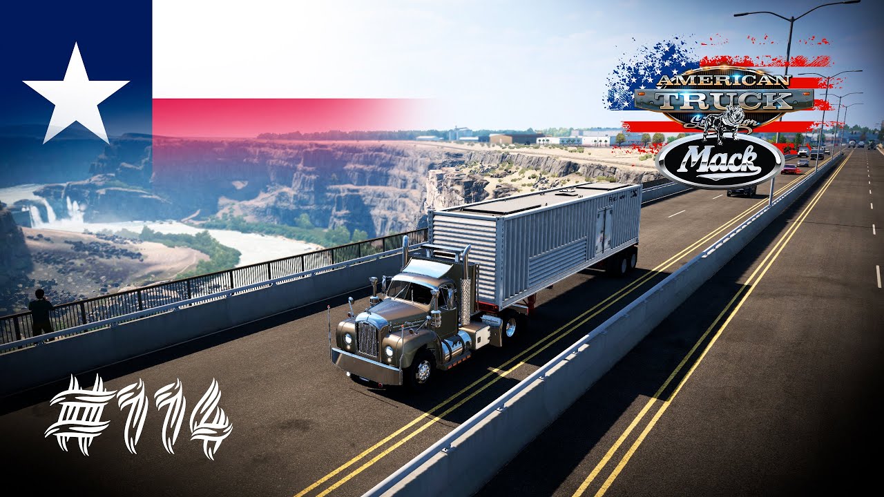 ATS :2024   Еду в Техас на  Mack B61  #114