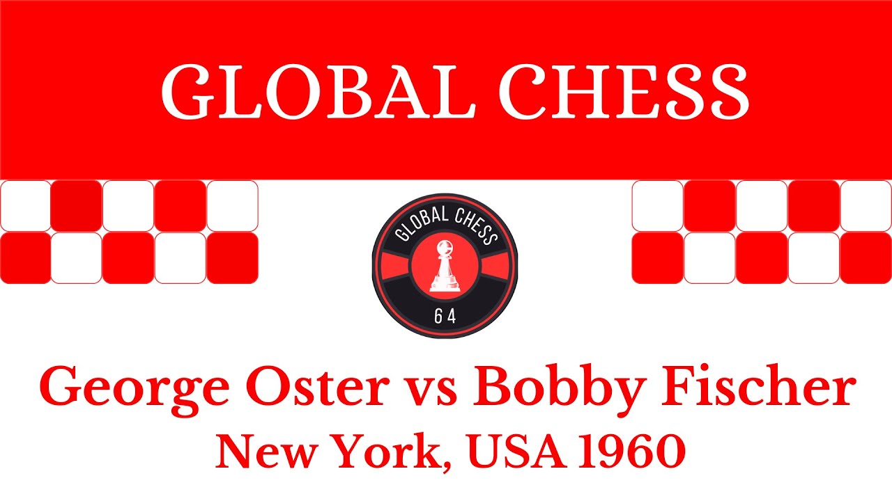 George Oster vs Bobby Fischer. New York, USA 1960.