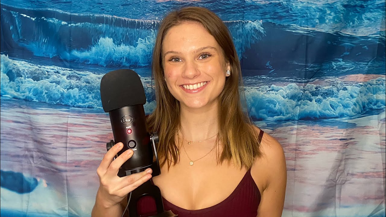 ASMR New Blue Yeti Microphone Trigger Assortment 🎙 (Tapping, Hair Brush, Lip Gloss, Tingles)