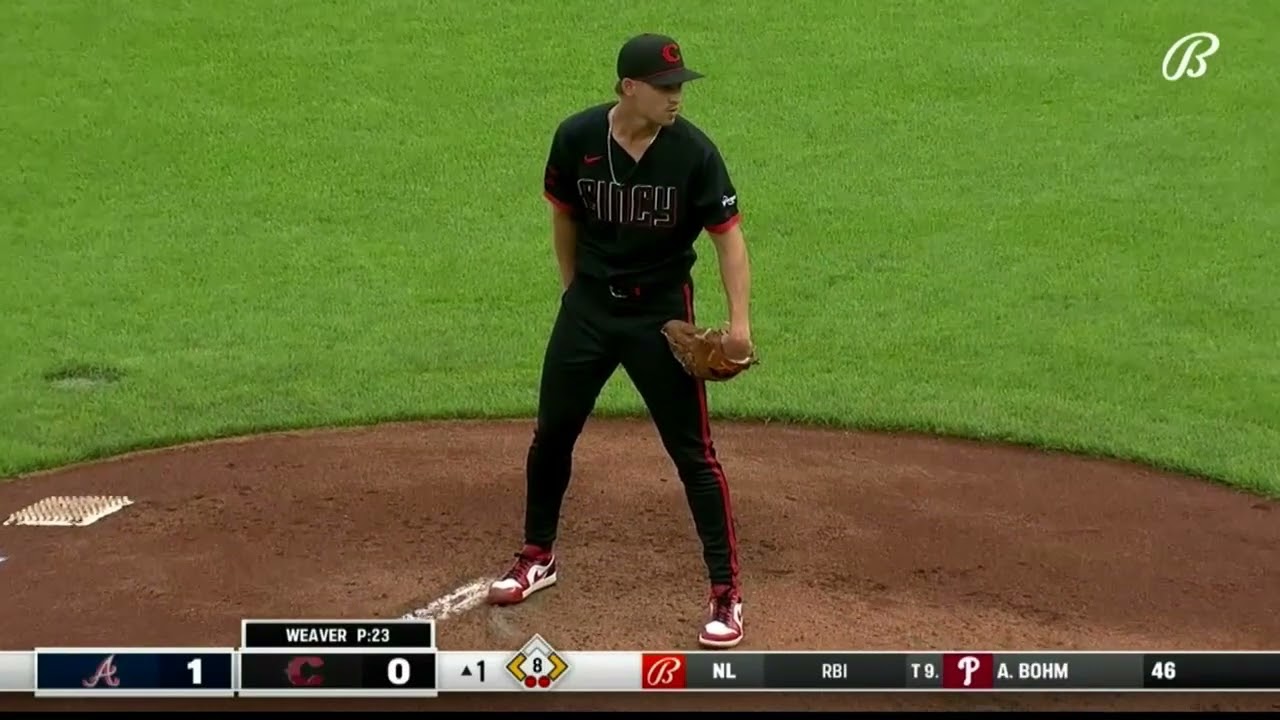 6-23-23 Braves at Reds Ely Del La Cruz Cycle