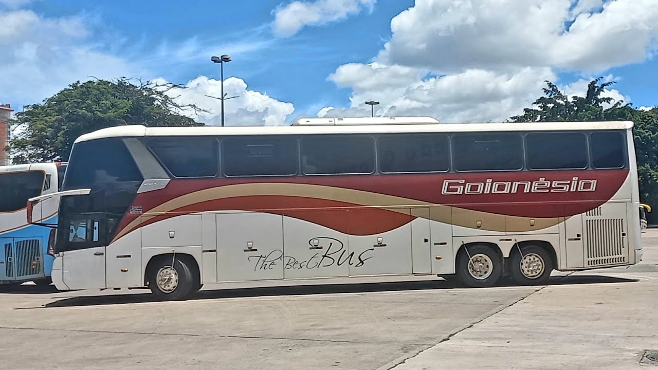 MOVIMENTAÇÃO RODOVIÁRIA DE GOIÂNIA | FILA DE ÔNIBUS COM AS GRANDES DO TRECHO