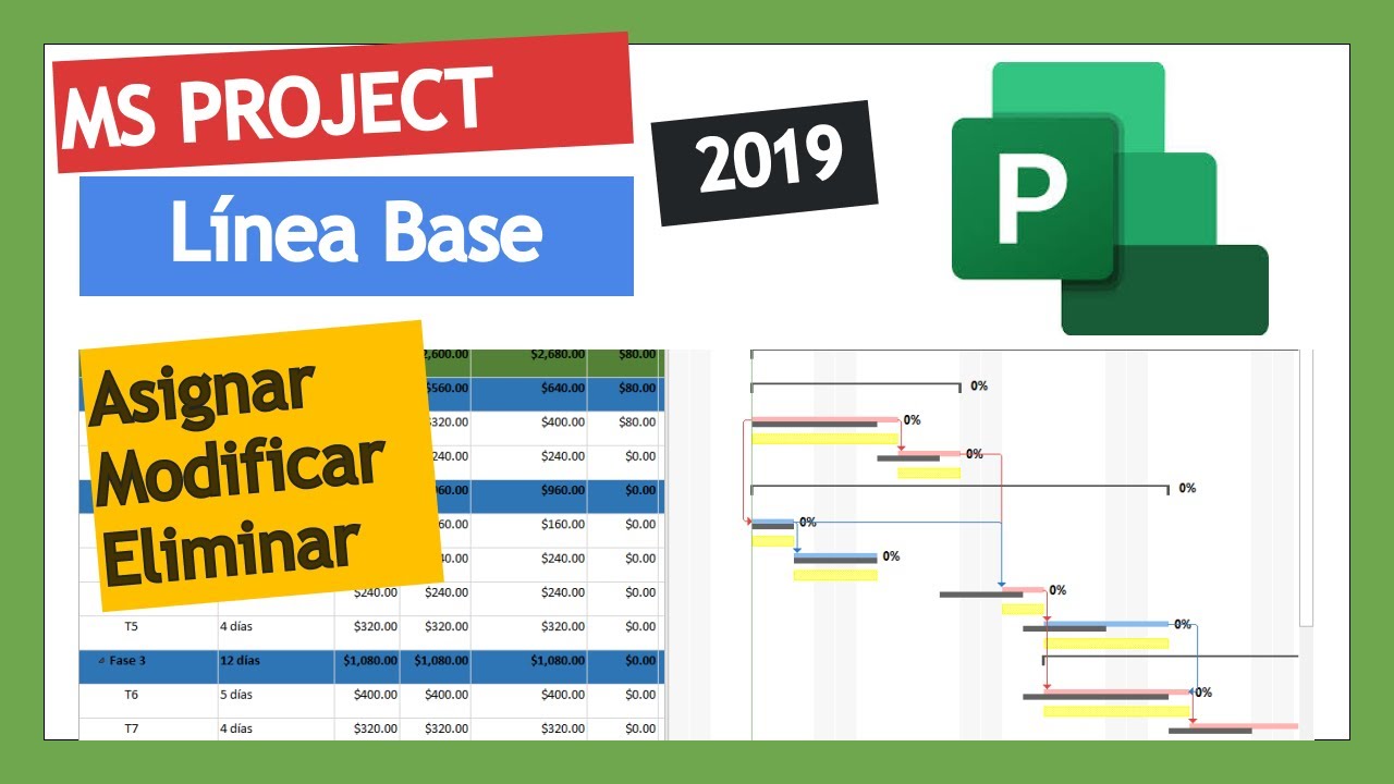 Línea Base MS Project