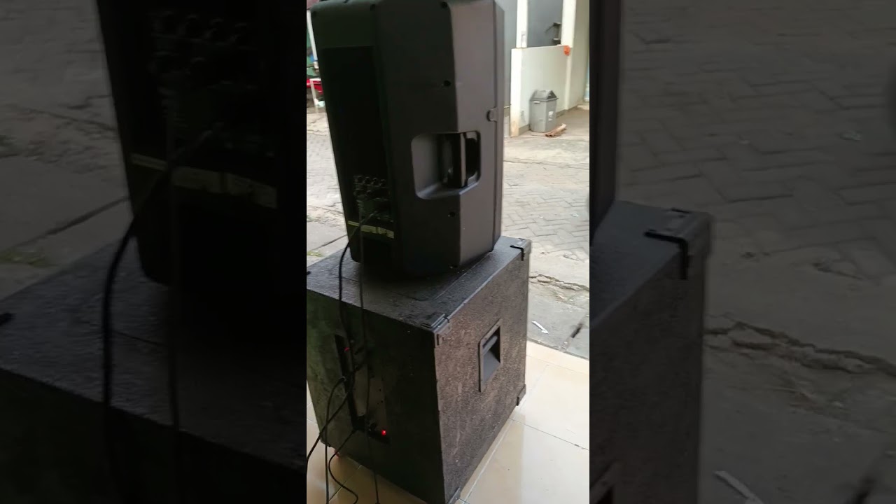 Test Speaker Costum Baru Jadi 18 Inch Subwoofer Costum VC 4 Inch Model Singel Travo 15A Perbox