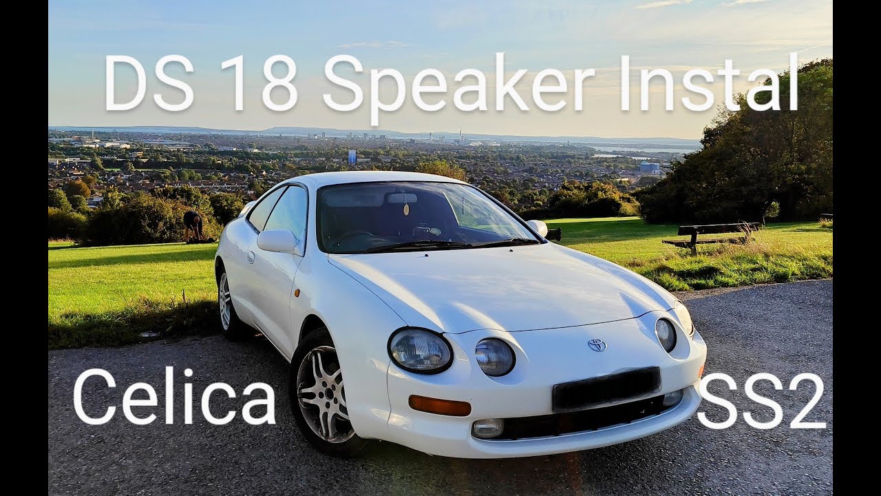 Toyota Celica DS18 speaker installation