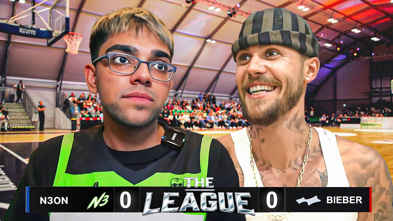 Team Neon VS Team Justin Bieber 5v5 Basketball! (The League Group)