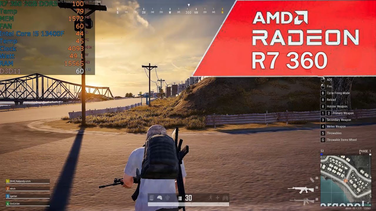AMD R7 360 2GB DDR5 Gaming Test