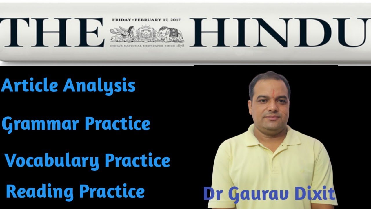 Learn English with The Hindu| 27/02/2026| The Hindu Article Analysis| The Hindu Newspaper