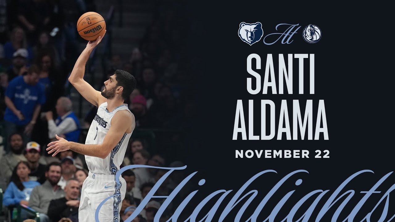 Santi Aldama Highlights vs. Dallas Mavericks