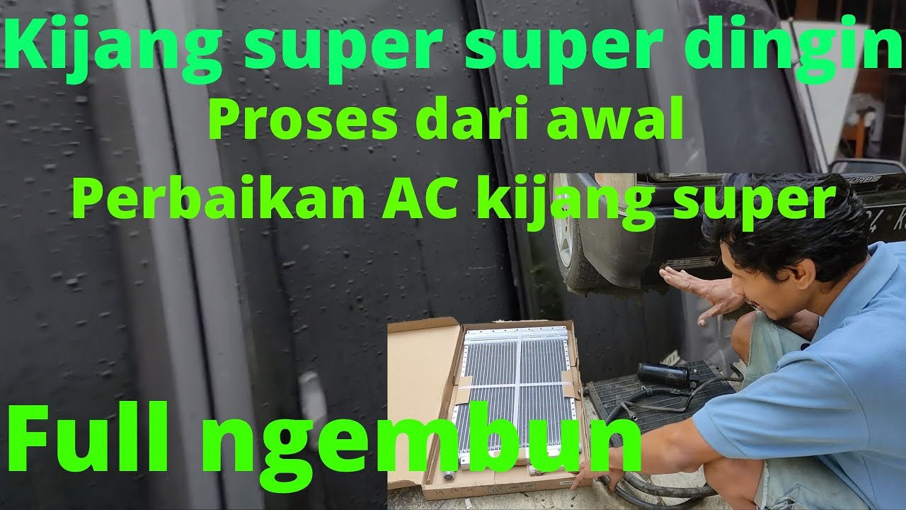 Cara agar AC Mobil tua bisa ngembun ][ AC MOBIL kijang super super dingin